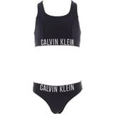 Bikinis Children's Clothing Calvin Klein Girl's Bralette Bikini Set - Pvh Black (KY0KY00010)