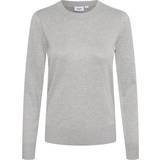 Saint Tropez Mila Pullover Sweaters - Pearl Grey Mel