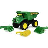Tomy Lorrys Tomy 46510 John Deere Preschool Dump Truck Sand Toy, Plastic, Green/yellow