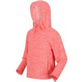 24-36M Hoodies Children's Clothing Regatta Kid's Kalina Hooded Fleece - Fusion Coral Marl (RKA289_ET9)