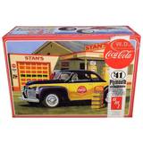 Amt Skill 3 Model Kit 1941 Plymouth Coupe with 4 Bottle Crates Coca-Cola 1/25 Scale Model instock AMT1197M