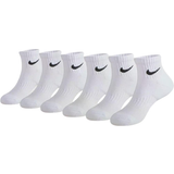 Nike Kid's Basic Ankle Sock 6-pack - White