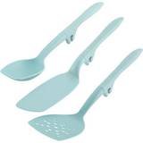 Turquoise Kitchen Utensils Rachael Ray Tools and Gadgets Lazy Kitchen Utensil 3pcs