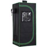 OutSunny Mylar Hydroponic Grow Tent with Floor Tray for Indoor Plant