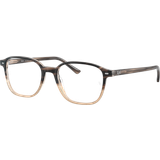 Brown Glasses & Reading Glasses Ray-Ban Leonard Tortoise Demo Lens Lenses Polarized 49-17