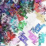 Beistle Fancy Happy Birthday Confetti, Multicolor, 5/Pack