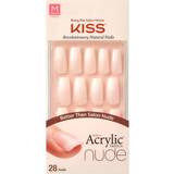 False Nails on sale Kiss Salon Acrylic French Nails Leilani 28-pack 28-pack
