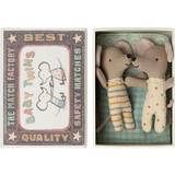 Mouses Soft Toys Maileg Twins, Baby Mice In A Matchbox