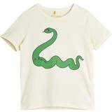 Mini Rodini Tops Mini Rodini Snake T-shirts - Offwhite (2222015311)