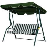 Green Canopy Porch Swings OutSunny 84A-118