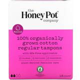 Dermatologically Tested Tampons The Honey Pot Organic Regular Tampons 18-pack