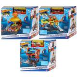 Hot Wheels Play Set Hot Wheels City Downtown Track Set Case of 3