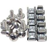 StarTech 100x M6 Mounting Screws and Cage Nuts 8STCABSCREWM62