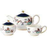 Multicoloured Teapots Wedgwood Wonderlust Blue Pagoda Teapot 3pcs