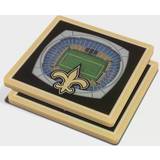 YouTheFan New Orleans Saints 3D StadiumViews Coaster 2pcs