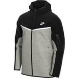 Clothing on sale Nike Sportswear Tech Fleece Full-Zip Hoodie Men - Black/Dark Grey Heather/White