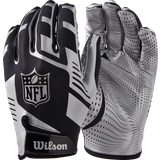 American Football Wilson NFL Stretch Fit Receivers Glove - Black/Silver