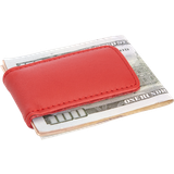 Leather Money Clips Royce Magnetic Money Clip - Red