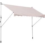 Patio Awnings OutSunny Alfresco 3 X 1.5M Manual Retractable Canopy, Beige