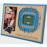 YouTheFan Carolina Panthers 3D Stadium Views Photo Frame 29.8x20.3cm