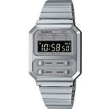 Casio Stainless Steel Wrist Watches Casio Vintage (A100WE-7BEF)