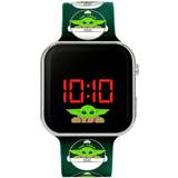 Watches Disney Mandalorian Black Led With Printed Silicone