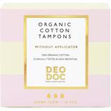 Dermatologically Tested Tampons DeoDoc Organic Cotton Tampons Super 18-pack