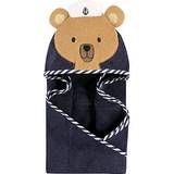 Hudson Animal Face Hooded Towel Sailor Bear