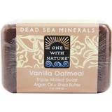Vanilla Bar Soaps One With Nature Dead Sea Mineral Soap Vanilla Oatmeal 200g
