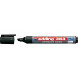 Edding E-363 Drywipe Marker Chisel Tip Black (Pack-10)