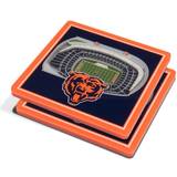 Blue Chicago Bears 3D StadiumViews Coaster