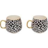 Premier Housewares Cups & Mugs Premier Housewares London Leo Set Of 2 Leopard Mugs Cup