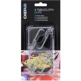 Chef Aid Table Cloth Clips Pack 4 Kitchenware