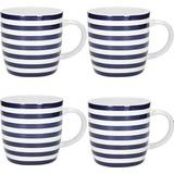 KitchenCraft Cups & Mugs KitchenCraft Barrel Set Of 4 Nautical Stripe Cup