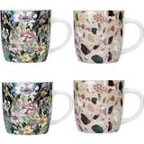 KitchenCraft Cups & Mugs KitchenCraft Barrel Set Of 4 Terrazzo Floral Cup