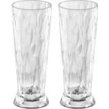 Plastic Beer Glasses Koziol Club No. 11 Beer Glass 50cl 2pcs