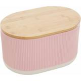 Premier Housewares Bread Boxes Premier Housewares Geome Pink Bread Bin Bread Box