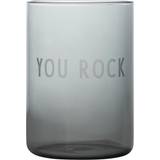 Design Letters Glasses Design Letters favourite 35 cl You rock-black Drinking Glass