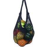 Black Net Bags ECOBAGS Market Collection String Bag Tote Handle 10 in Black 1 Bag