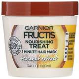 Garnier Hair Masks Garnier Fructis Nourishing Treat 1 Minute Hair Mask Coconut Extract 100ml