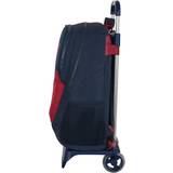 Red School Bags FC Barcelona School Rucksack with Wheels Corporativa Blue Maroon (32 x 44 x 16 cm)