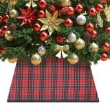 vidaXL skjuler til 48x48x25 cm rød og sort Christmas Tree Stand