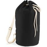 Black Fabric Tote Bags Westford Mill EarthAware Organic Sea Bag (One Size) (Black)