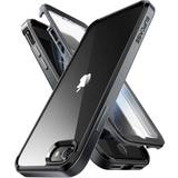 Supcase Unicorn Beetle Edge XT Series Case for iPhone SE (2020/2022) /iPhone 7 /iPhone 8 Slim Frame Clear Protective Case with Built-in Screen Protector (Black)