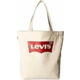 Levi's logo canvas tote bag in ecru-Neutral