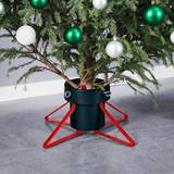 VidaXL Christmas Tree Stands vidaXL 46x46x19 cm grøn og rød Christmas Tree Stand