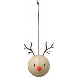 Hoptimist Christmas Tree Ornaments Hoptimist Reindeer Ornament Brown Christmas Tree Ornament