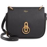 Mulberry Black Bags Mulberry Small Amberley Classic Grain Leather Satchel Bag - Black