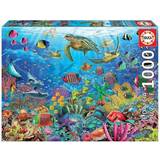 Educa Jigsaw Puzzles on sale Educa Tropical Fantasy Turtles 1000 Pieces