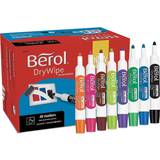 Berol Dry Wipe Whiteboard Markers: Bullet Tip Assorted Inks/48-Pack